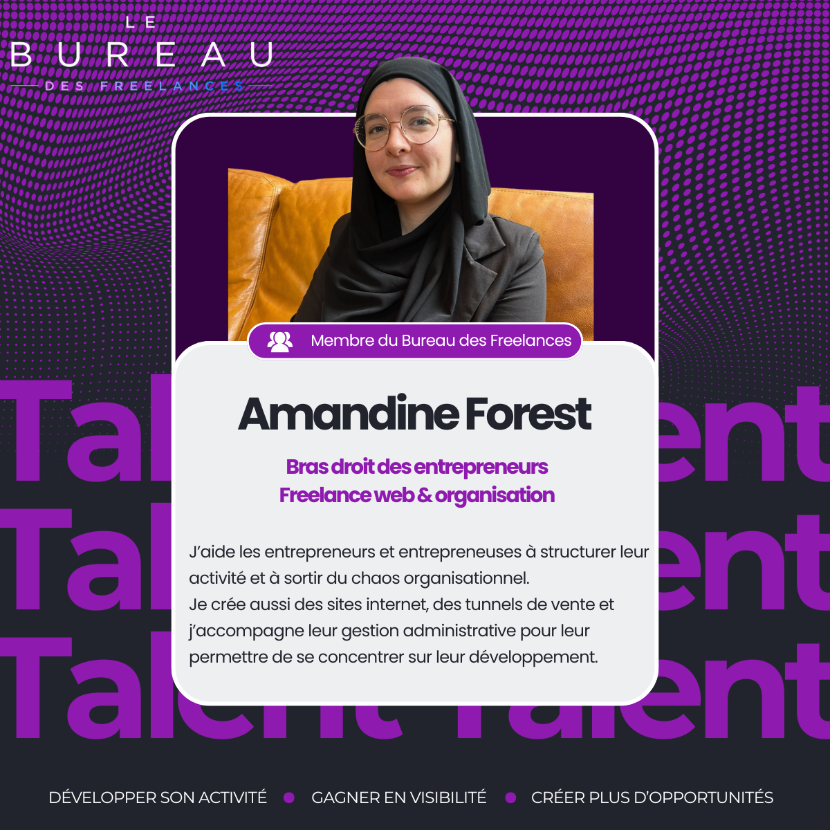 Présentation de Amandine Forest