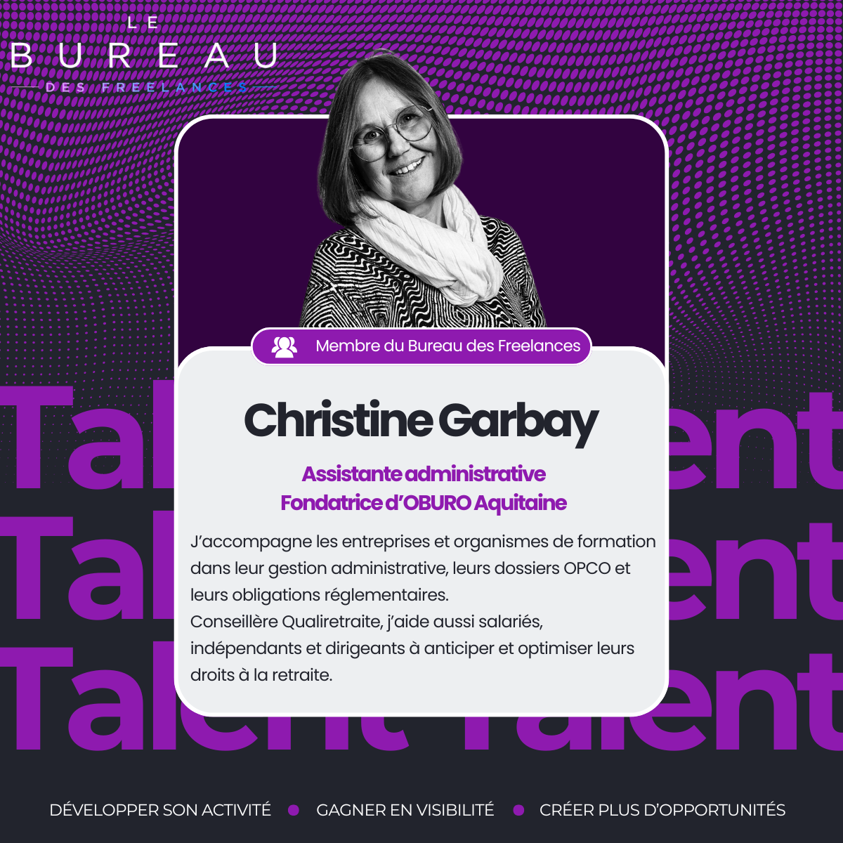 Présentation de Christine Garbay