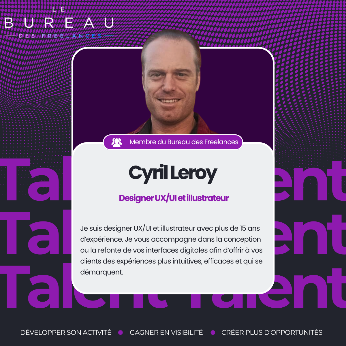 Présentation de Cyril Leroy