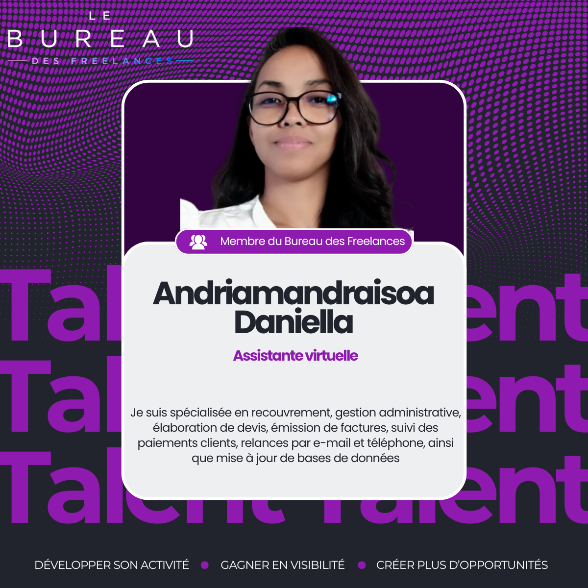 Présentation de Daniella Andriamandraisoa