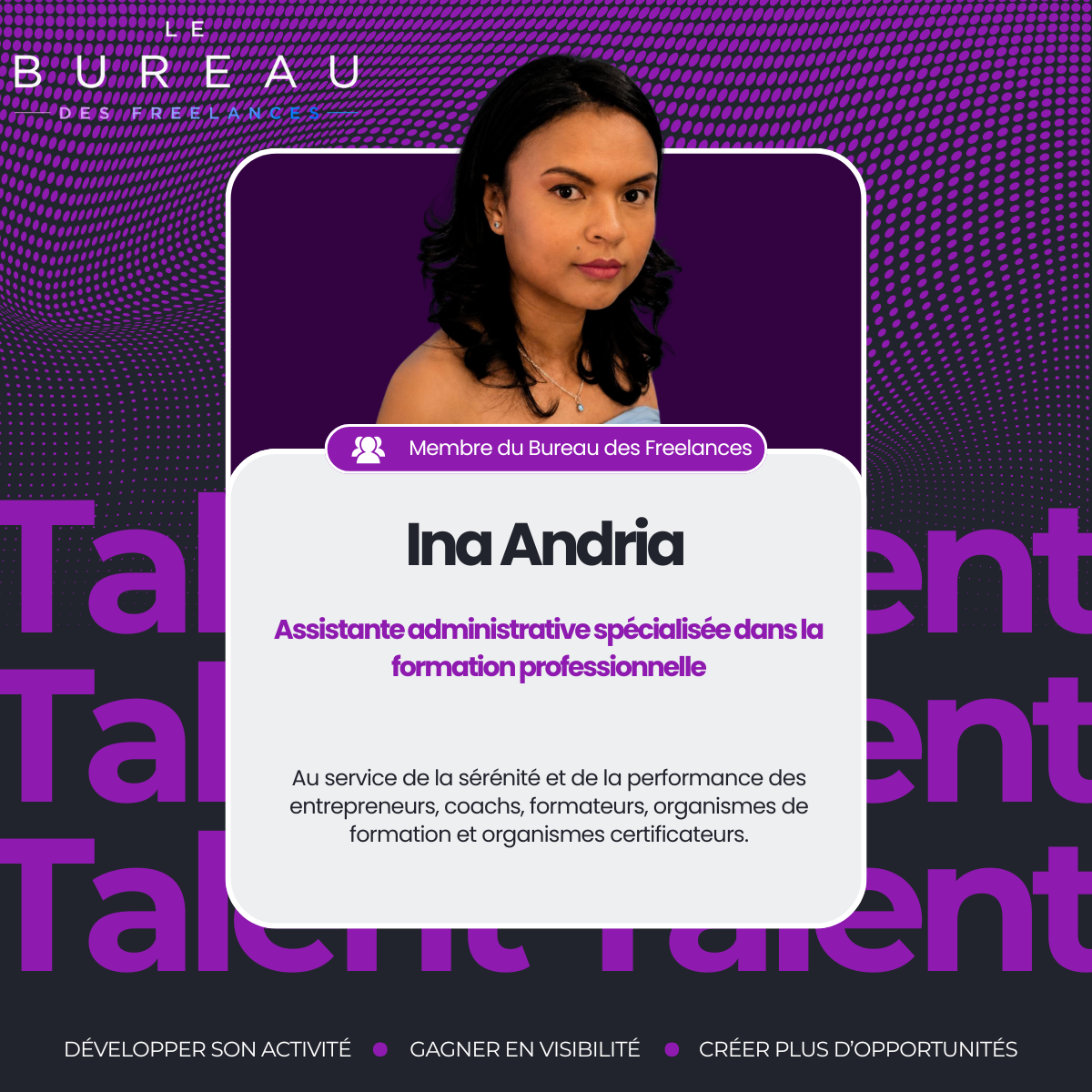 Présentation de Ina Andria