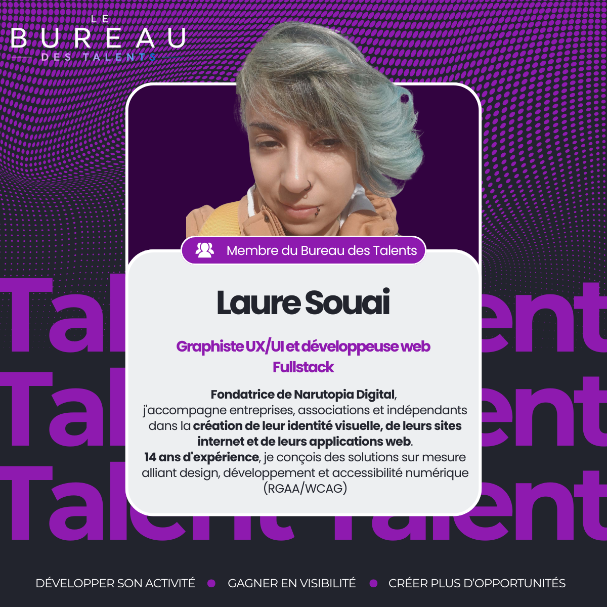 Présentation de Laure Souai