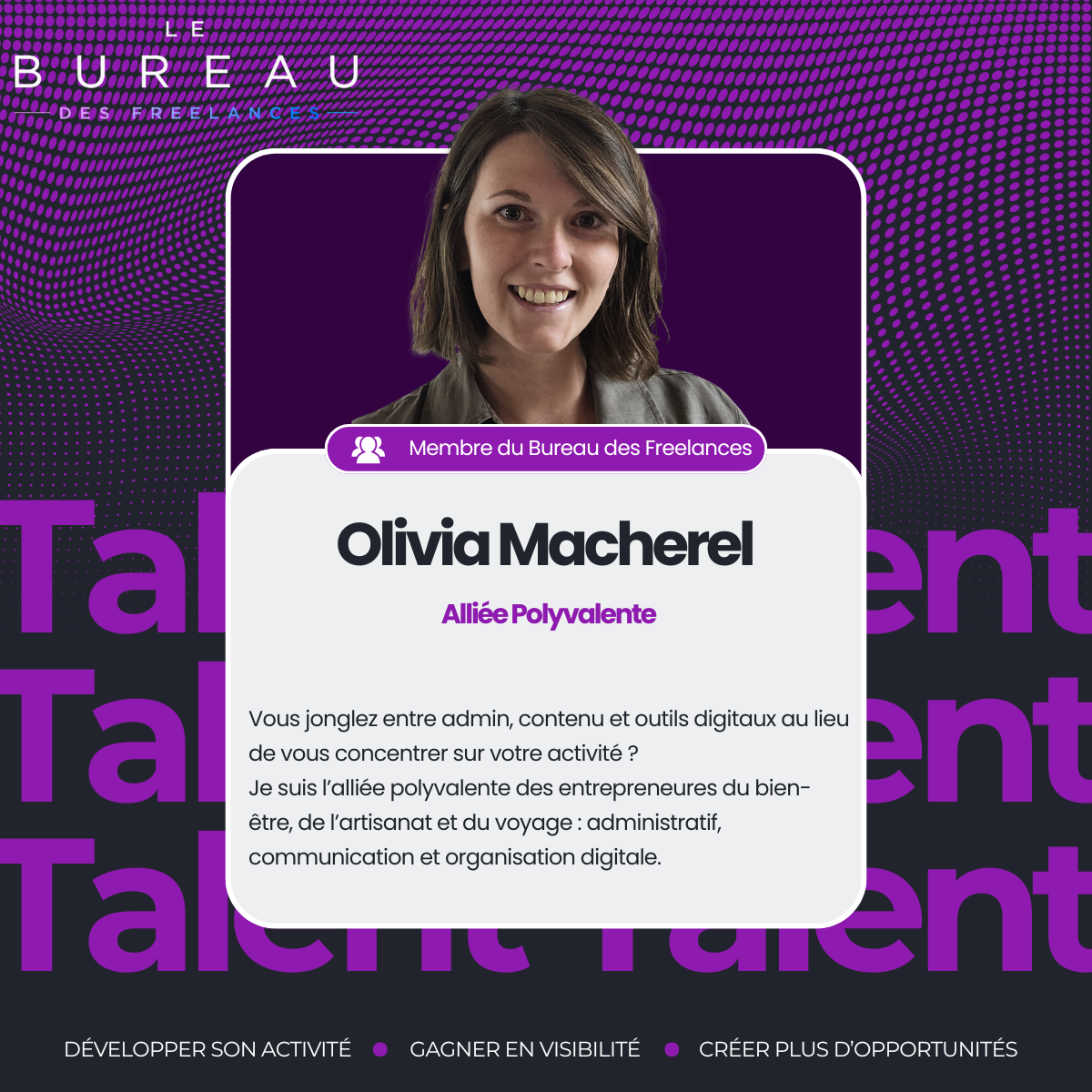 Présentation de Olivia Macherel